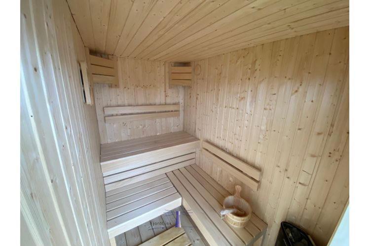 Hausboot Fjord Vela Mit Biosauna In Barth Exterior photo